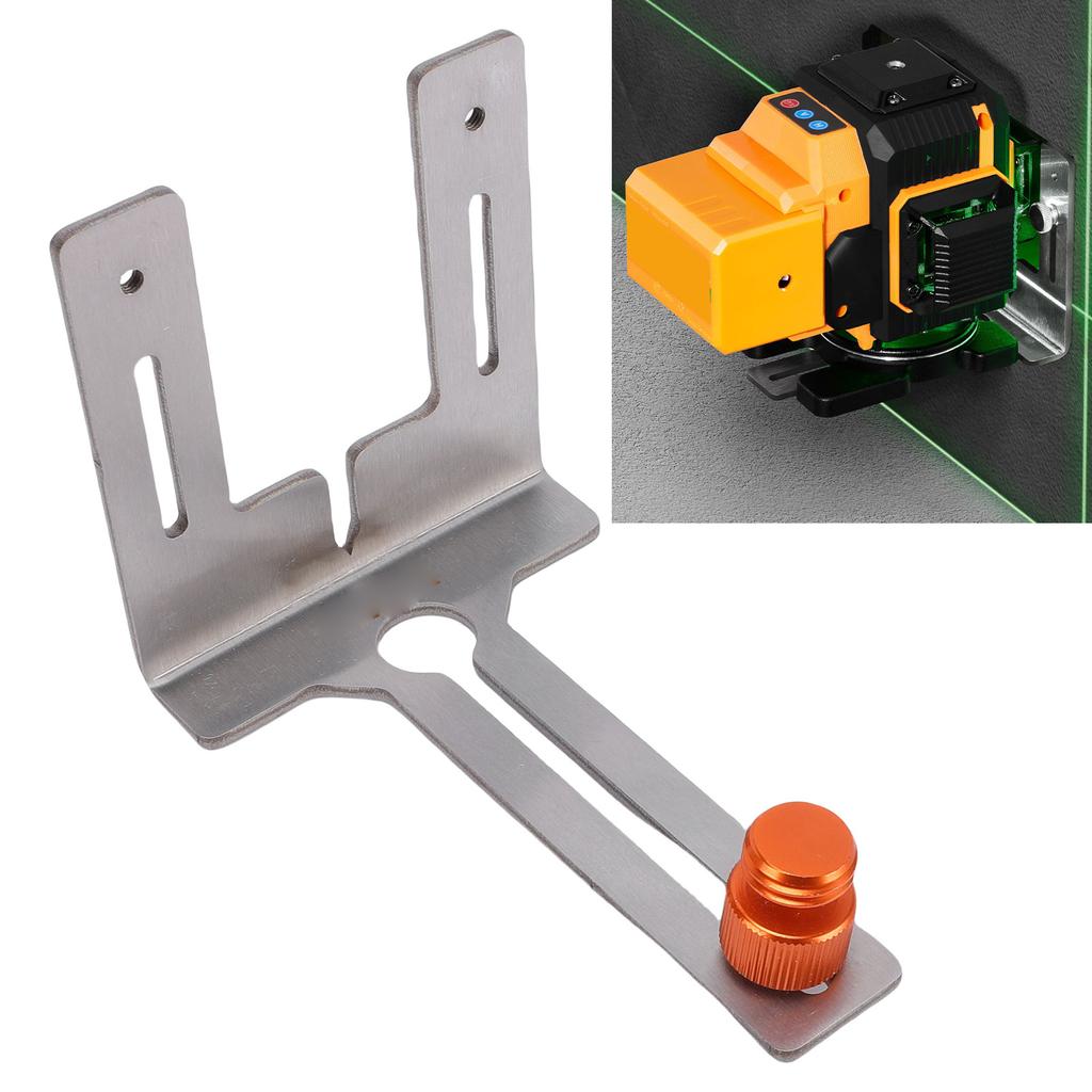 Wall Mount Bracket Stainless Steel Mounting Rack Multifunction Professional Portable with Aluminum Alloy Double Ended Screw