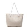 Trendy straw bag women's 2025 new handbag casual with vacation beach bag women's one-shoulder crossbody bag