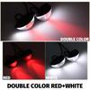 2PCS Motorcycle Rearview Mirror LED Eagle Lights Electric Bike Turn Signal Brake Light Headlight Strobe Light Universal