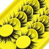 Manga Wet Tip Little Devil False Eyelashes - Black Stem, Dense Strip for a Natural, Photogenic Look