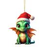 New Year Christmas Dragon Baby Egg Acrylic Christmas Hanging Creative Ornament Christmas Tree Hanging Ornament Pendant Gift