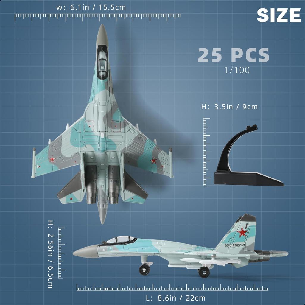 1/100 ABS Plastic Assembly SU-35S Model Plane Decoration Military Aircraft Toys for Children Collection Fighter