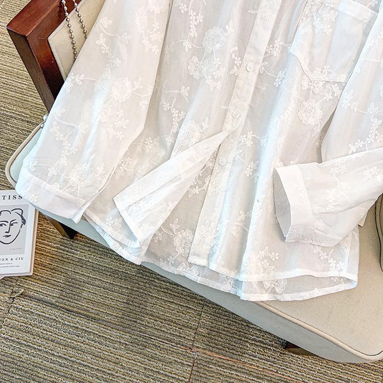 Plus Size Casual Slimming Long-Sleeve Shirt for Women