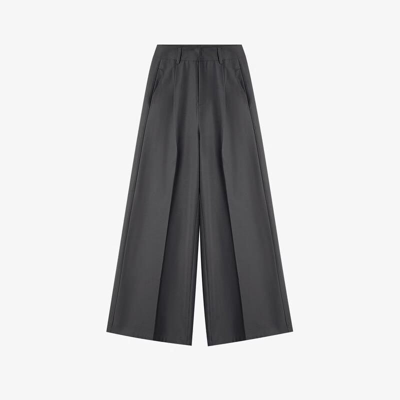Basic House Women's Drapey Wide-Leg Trousers