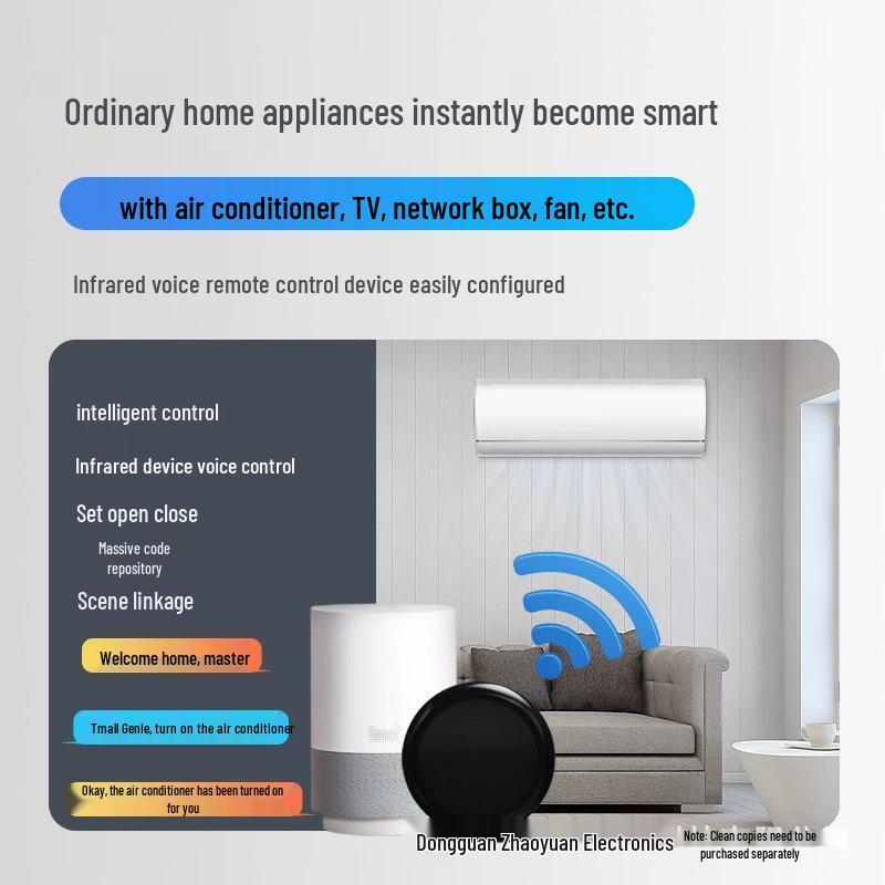 Smart WiFi Fan Remote: Universal Voice-Controlled Infrared Remote for Smart Homes