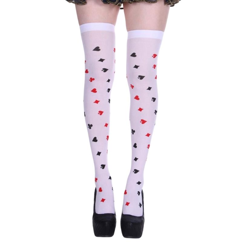 Bas Cuissardes pour Femmes pour Cosplay et Tenues d'Halloween, Chaussettes Douces Extensibles au-dessus du Genou pour Fêtes