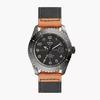 Quartz Men's Watch Black Dial Black Brown Strap Date Display Fashion Casual Suitable for Daily Use LE1137