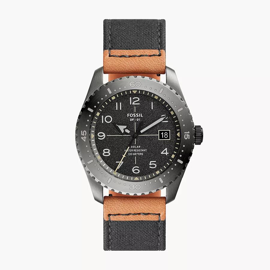 

Fossil Quartz Men s Watch Black Dial Black Brown Strap Date Display Fashion Casual Suitable for Daily Use LE1137
