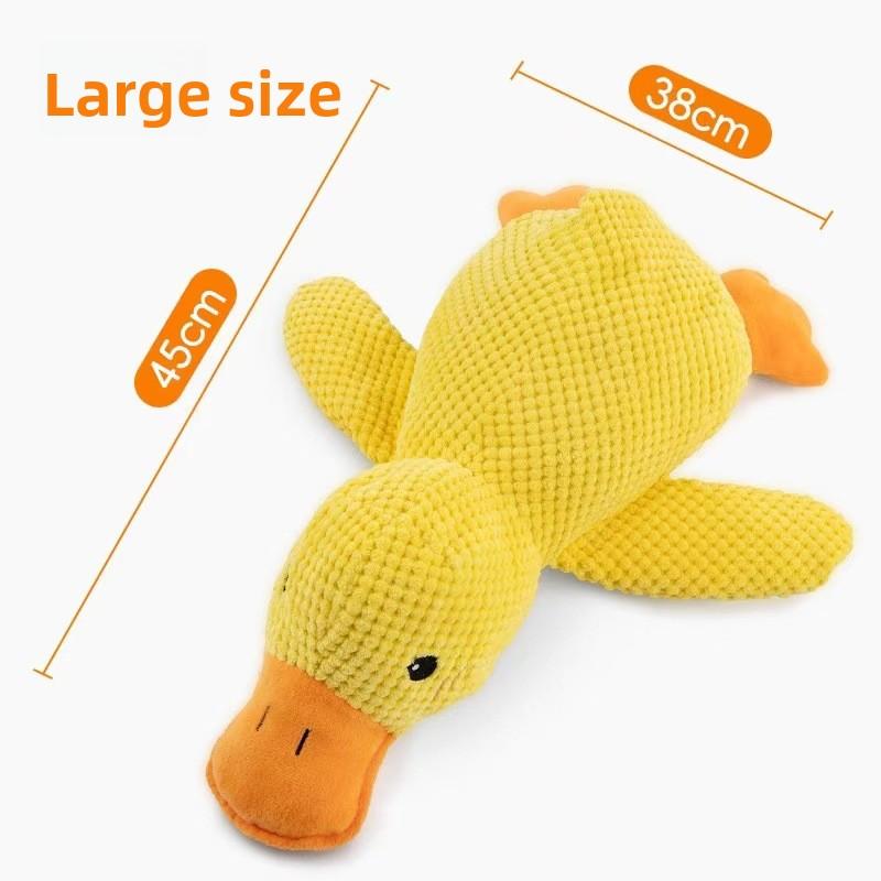 Dog Toys Indestructible Things For Dogs Soft Toy Squeaky Duck Durable Chew Interactive Entertainment Large Puppy Playtime Plush