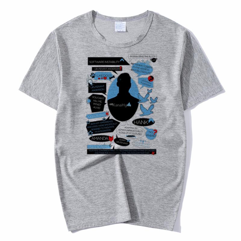 Women Detroit Become Human Women Harajuku T Shirt Unisex Skateboard Tshirt Man Clothes Streewear
