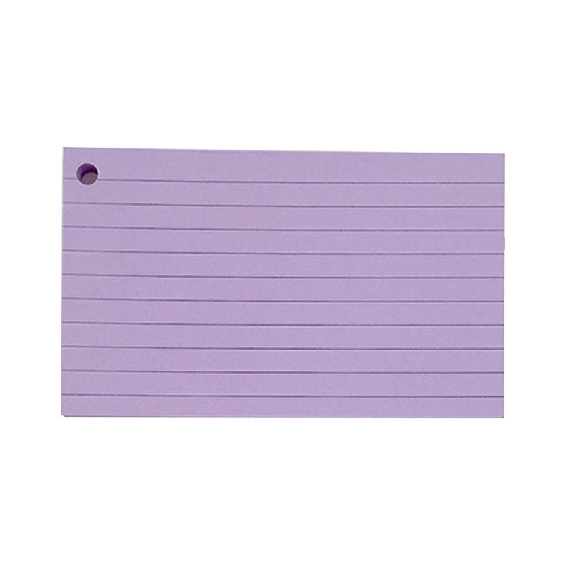 Flash Cards Lined Index Cards Study Cards with Binding Rings Revisions Cards Blank Note Cards for Vocabulary Learning