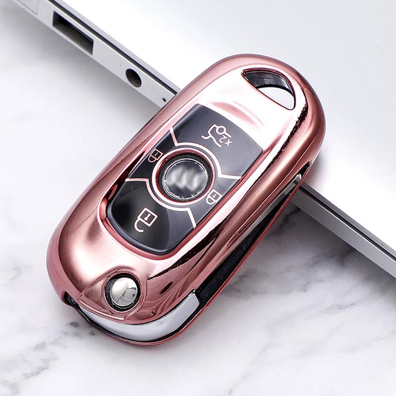 Black TPU Key Bag for 2019 Buick Verano/Excelle - Full Protection Cover