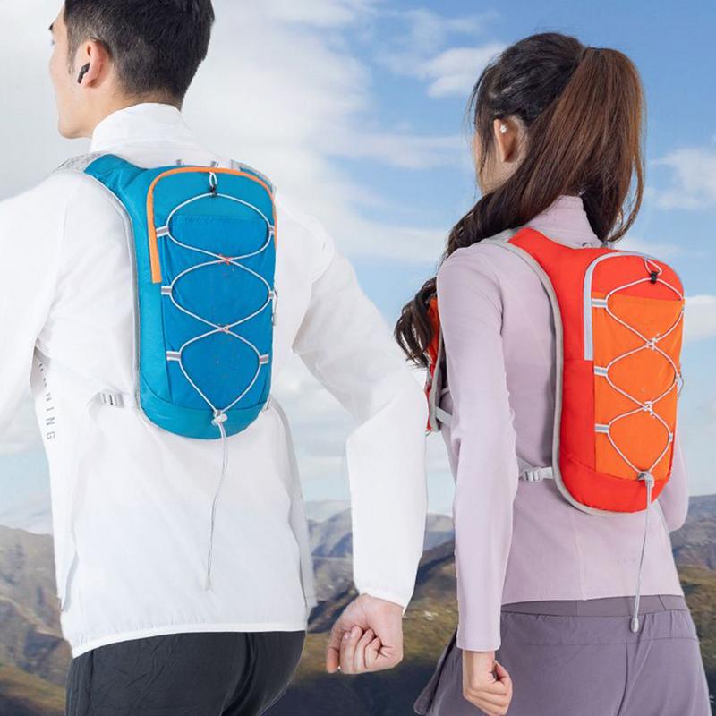 Outdoor Reflective Running Backpack Breathable Women Men Running Race Hydration Vest Running Bag for Bicycle Marathon