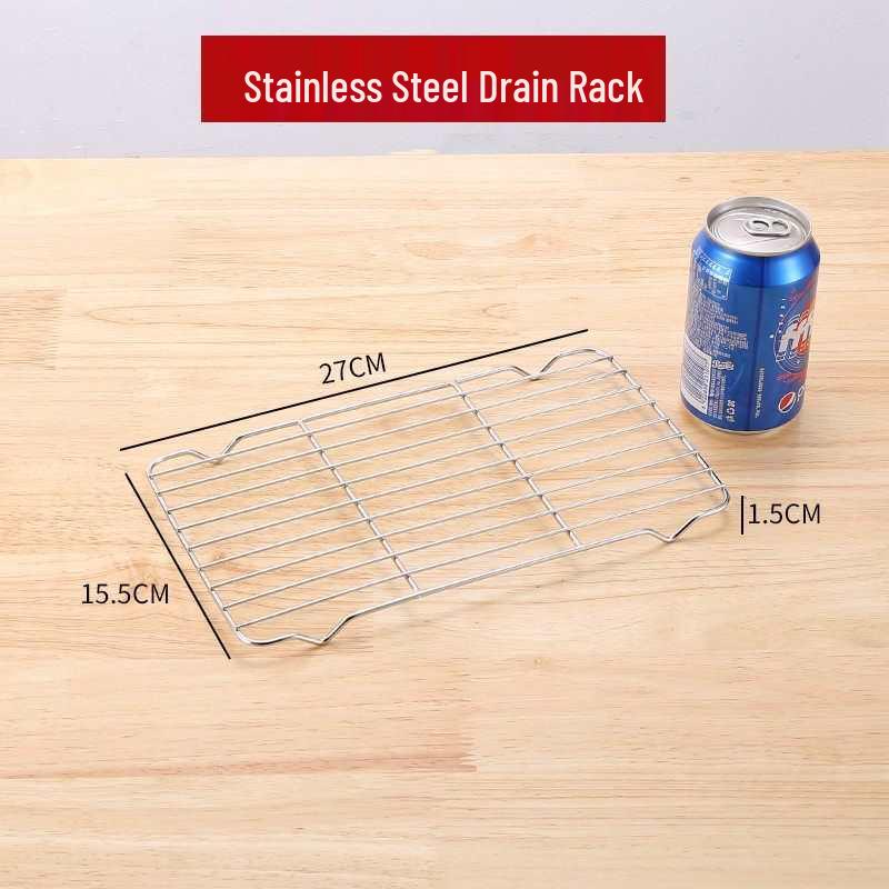 304 Stainless Steel Rectangular Tray for Steamed Fish, Rice, Chee Cheong Fun, and Baking