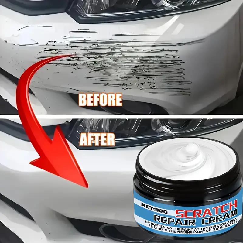 Universal car paint scratch repair paste, anti-scratch wax polish abrasive agent, suitable for metal and plastic scratch repair