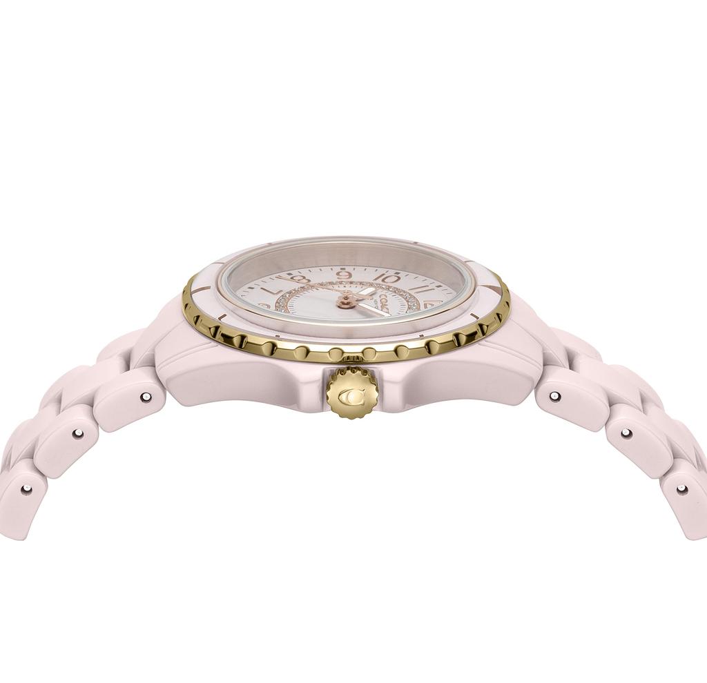 Часы PRESTON Pink Dial Ceramic Quartz 32MM Watch 14503463 [Coach] Женские [Товар]