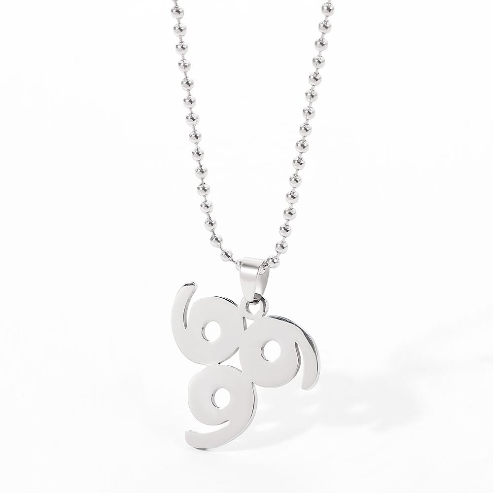 

Hip Hop Rap Singer Young Boy Never Broke Again Necklace Music Symbol NeckChain Men Trendy Jewelry Accessories For Song Fans Gift