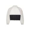 MLB New York Yankees Color Block Vintage Sports Casual Short Stand Collar Jacket Women Jacket Black 3FWJB0421-50BKS