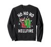 Stranger Things Christmas HO HO HO Hellfire Logo Sweatshirt