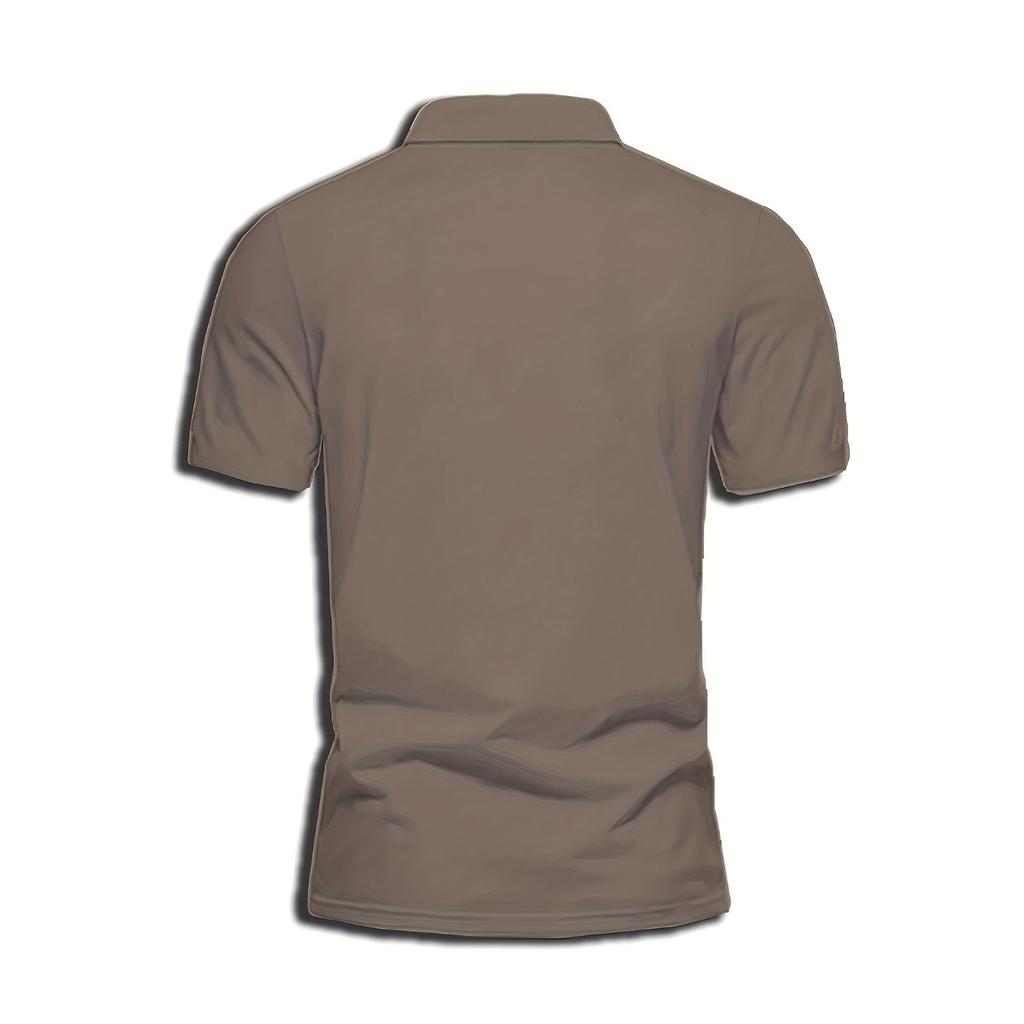 short-sleeved POLO shirt for summer 2026 features a casual fashionable and comfortable 3D