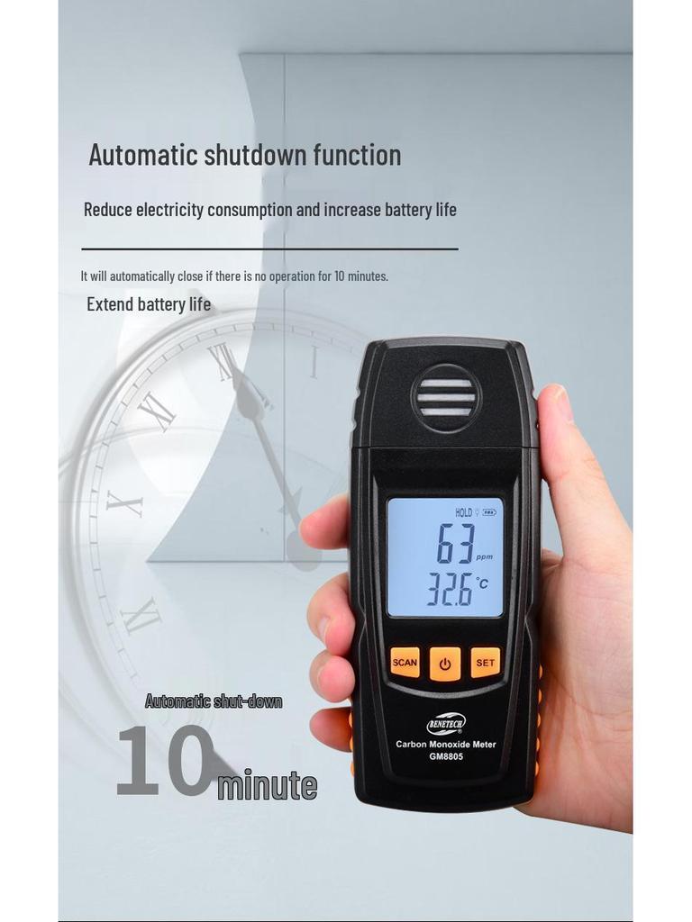 Benetech GM8806 Ammonia Gas Detector: Portable Digital Monitor and Alarm