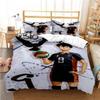3D Pirnted Volleyball Haikyuu Duvet Cover Set Cartoon Kids Boys Bedding Set Bedclothes Girls Teens Quilt Cover Bed Linen Set