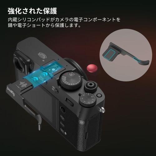 SmallRig FUJIFILM Compatible with X100VI/X100V Thumb Grip Camera Hot Shoe Thumb Rest Easy To Install Improves Camera Hold and Safety Built-in Silicone