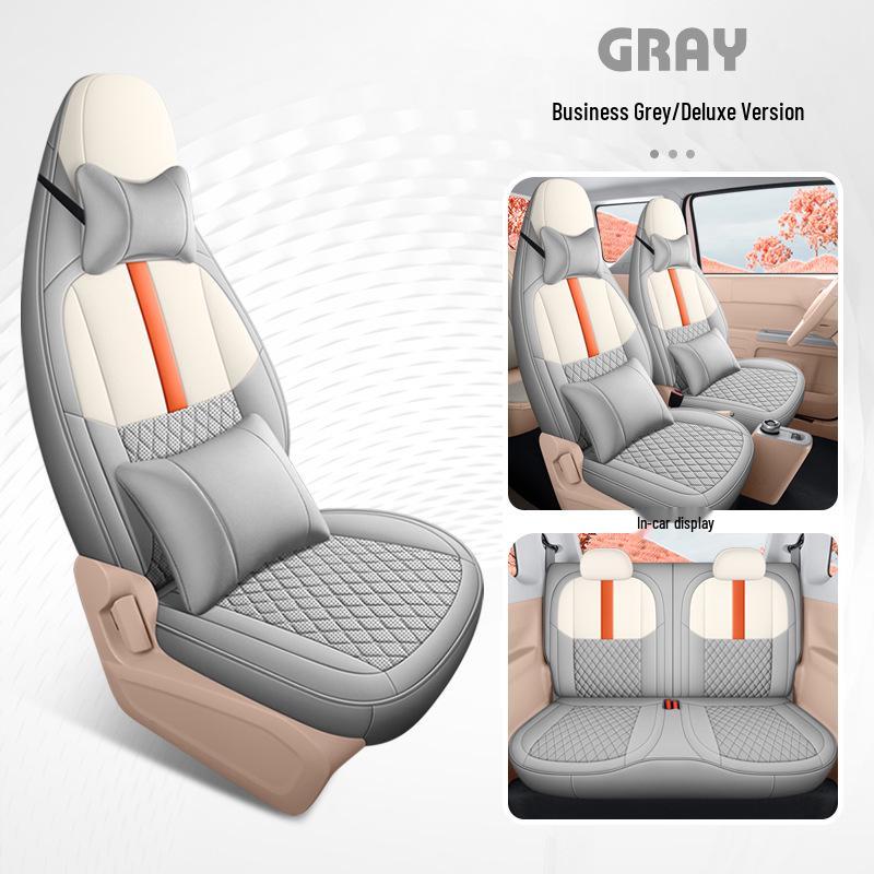 Geely Panda Mini Special Car Full Surround Leather Cartoon Seat Cushion Cover