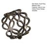 Hollow Flower Scarf Ring Stylish Rhinestone Scarf Slide Ring Elegant Silk Scarf Ring for Women Shirts Shawls Neckerchiefs