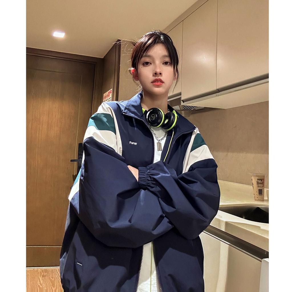 Hiphop American high street jacket sports jacket men's couple spring and autumn high fashion brand cleanfit jacket