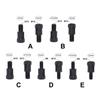 1PC Black Motorcycle Mirror Adapters M10 10MM M8 8MM Rearview Mirrors Conversion Bolt Clockwise Anti-clock Right Left Thread