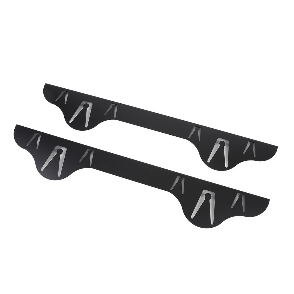 2pcs Stove Gap Cover Black Minimalist Stainless Steel Stove Gap Filler for Oven Counter 59.5CM