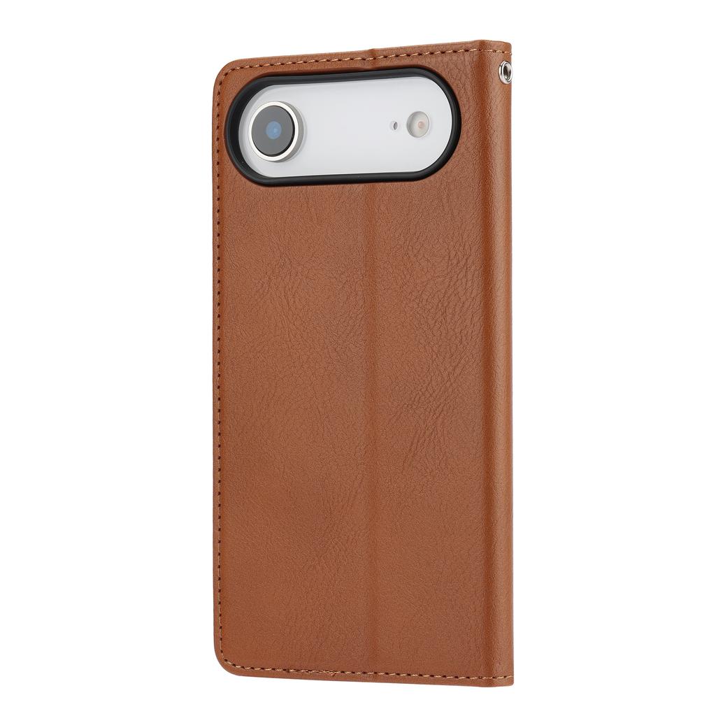 For iPhone Air Cell Phone Case Magnetic Closing PU Leather Stand Cover