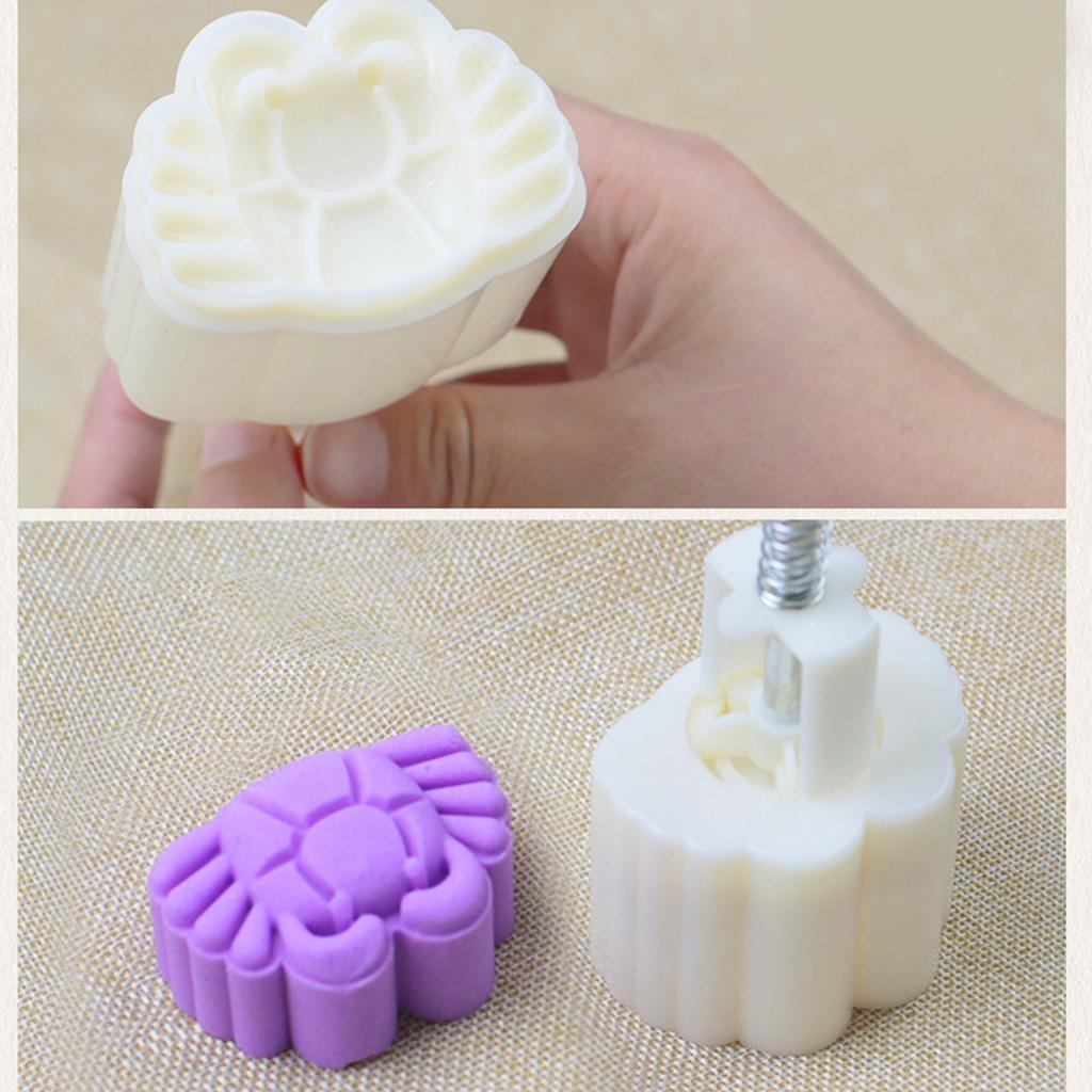 Different Flavors Moon Cake Mold MidAutumn Festival Mooncake Makers Cookie Stamps Hand Pressure Mooncake Baking Tool