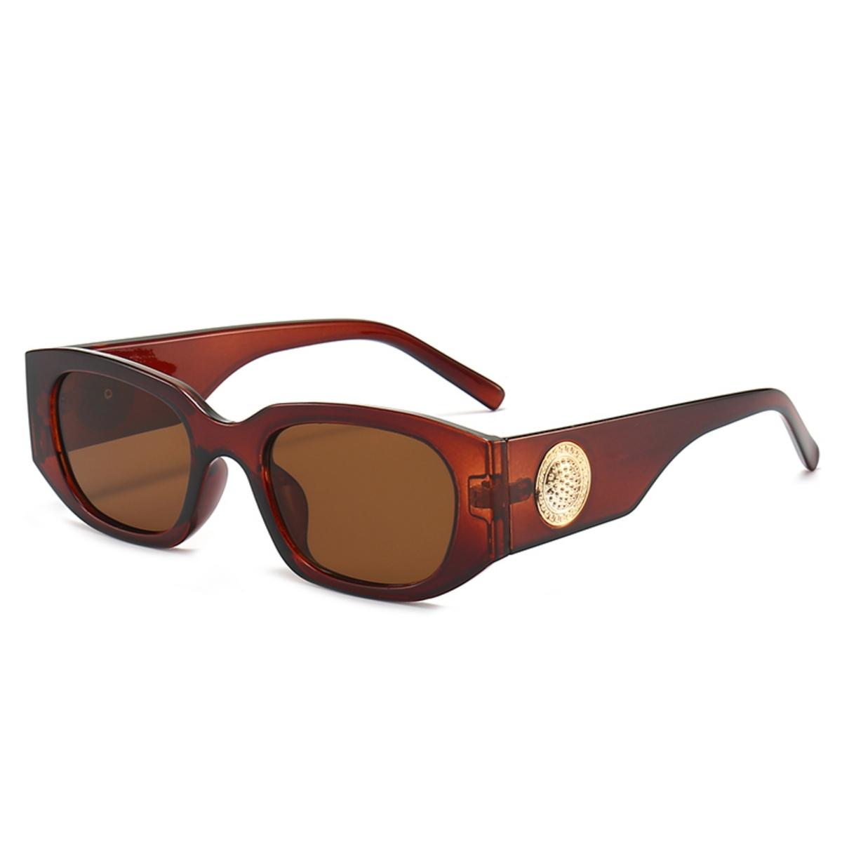 European and American style unisex boxy Y2K fashionable sunglasses, trendy and versatile, summer sun shading, sun protection, UV