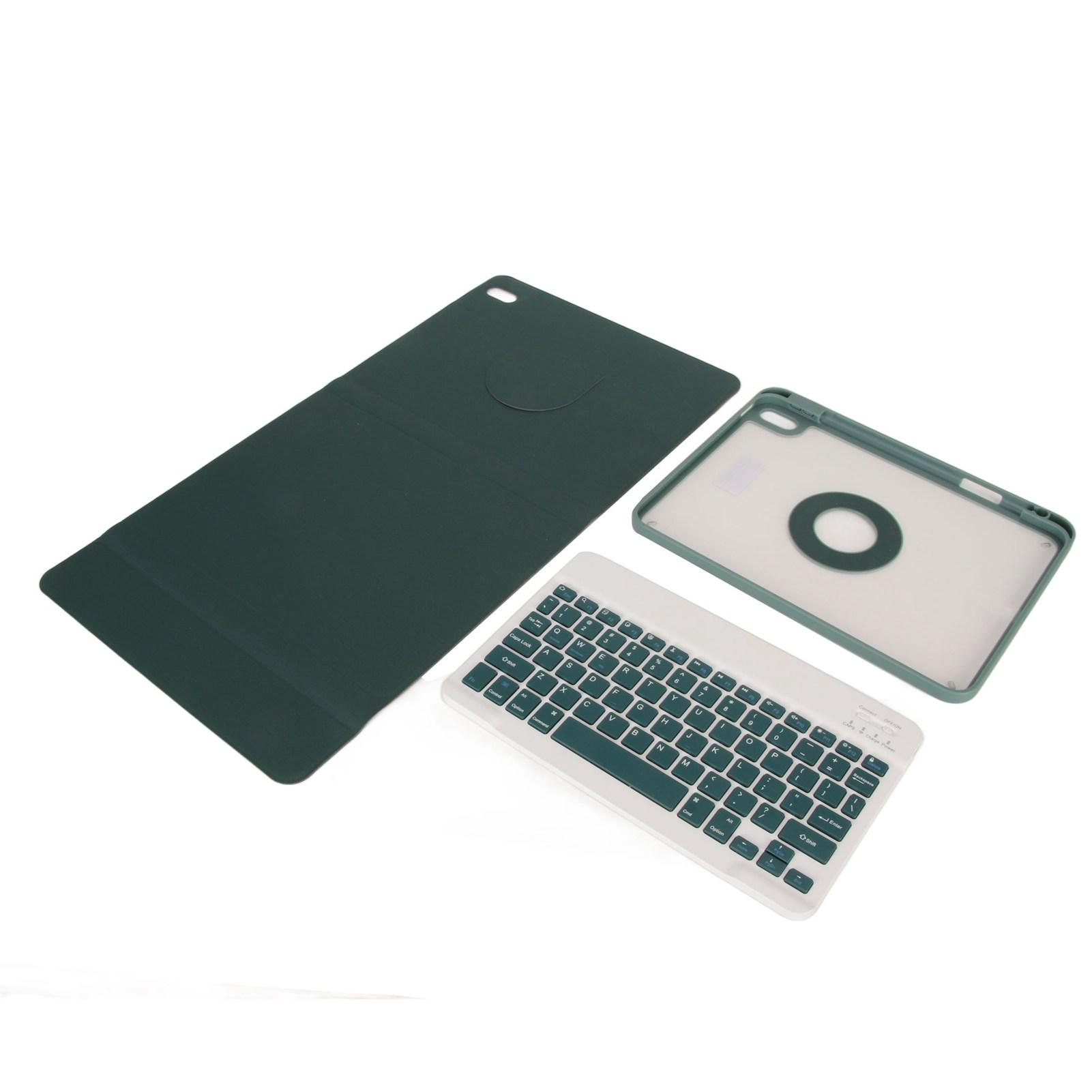 

Клавиатура для планшета, вращающийся защитный чехол, точный вырез, автоматический режим сна, беспроводная клавиатура для планшета IOS зелёный