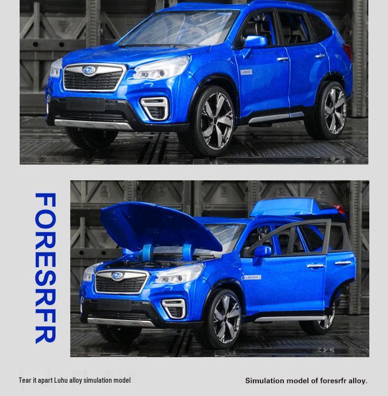Qiyi Q3006A Forester Alloy Toy Car with Pull Back, Sound, Light & Openable Doors - Ideal Kids' Gift