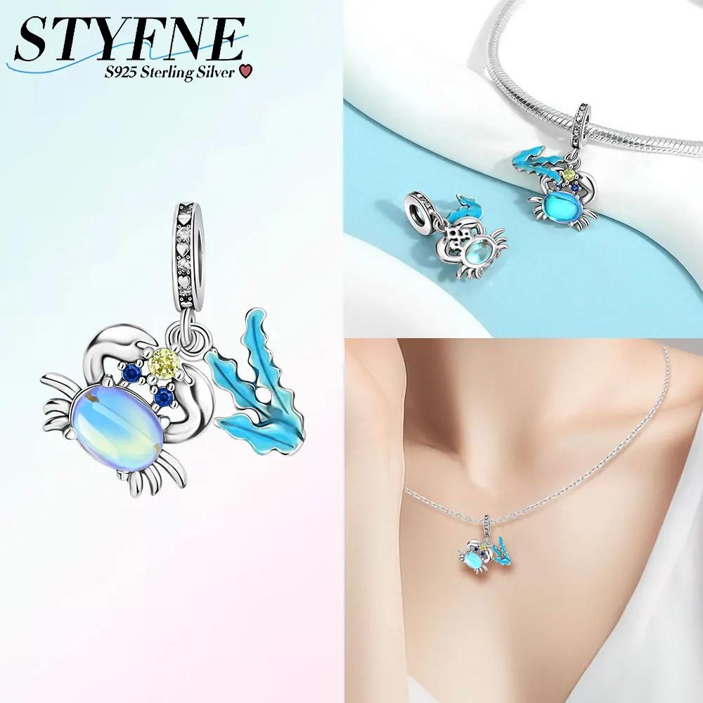 Copper Ocean World Series Sea Turtle Starfish Little Crab Octopus Charms Bead Fit Bracelet Diy Jewelry