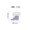 Original cartoon cat brooch cute cute cute schoolbag decoration anti-light needle fixed adjustment clothes accessories