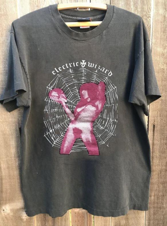 

Electric Wizard Band Tour Graphic Charcoal Unisex Shirt Men Women KH16517 Unisex T-Shirt S