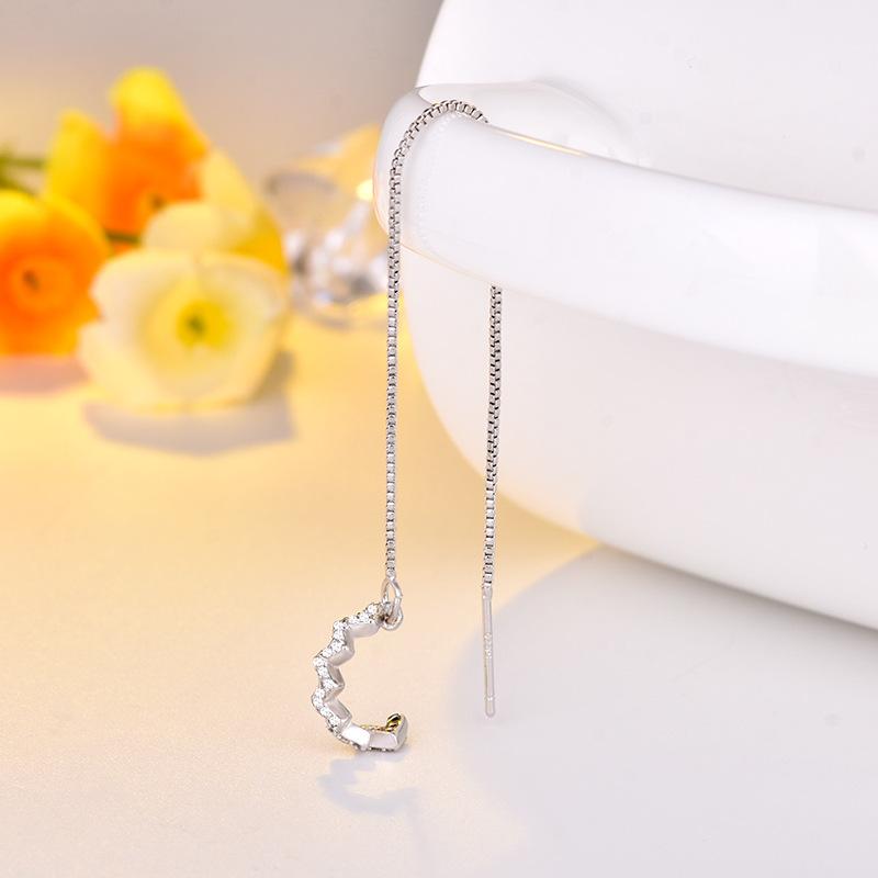 Lindon Women's Zircon Copper Alloy Earrings - Wedding Party Gift Pendant Earrings