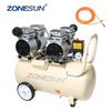 ZONESUN 750W 50L Olievrije Stille Luchtcompressor met Koperen Zuiger voor Industriële Pneumatische Toepassingen