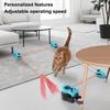 Cat Toys for Indoor Cats Interactive Toy Chase Run Exercise Mental Cat Treadmill Adjustable Speed Wheel Simulated Hunting Toy