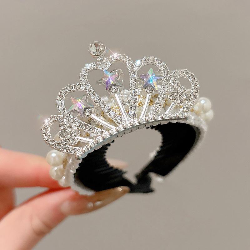 Coroniță de Păr cu Pene pentru Fetițe – Accesoriu de Păr pentru Zi de Naștere și Sărbători