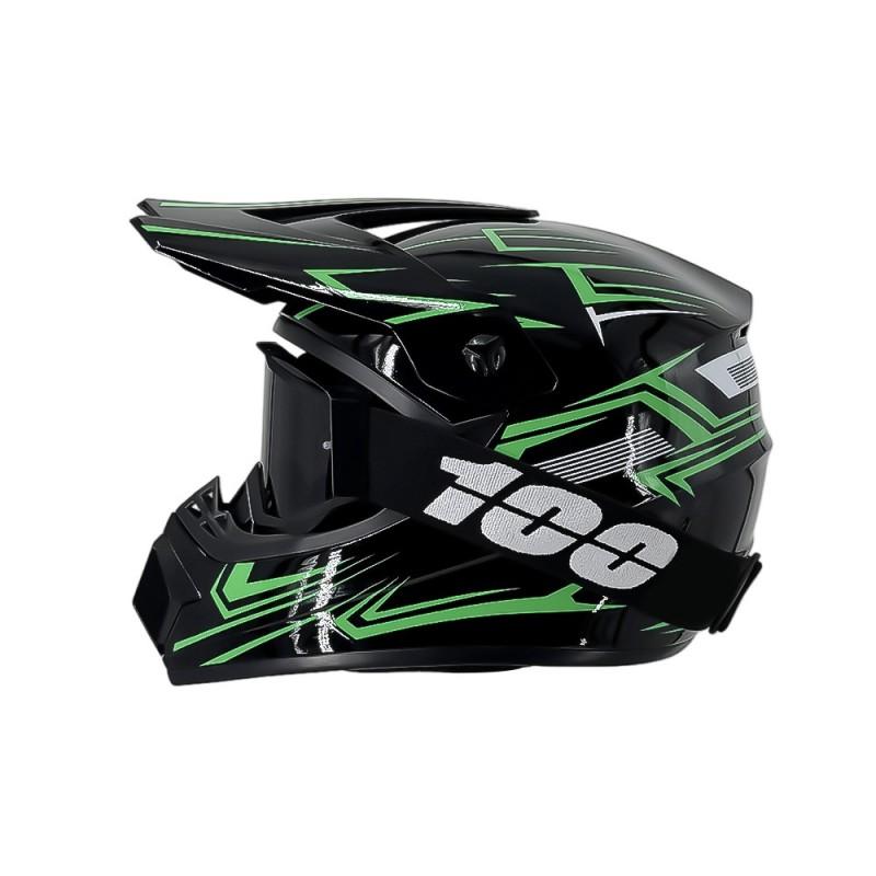 Full Face Motorcycle Helmet Off-Road ATV Mountain Bike Downhill Kart Adult Use ABS Material