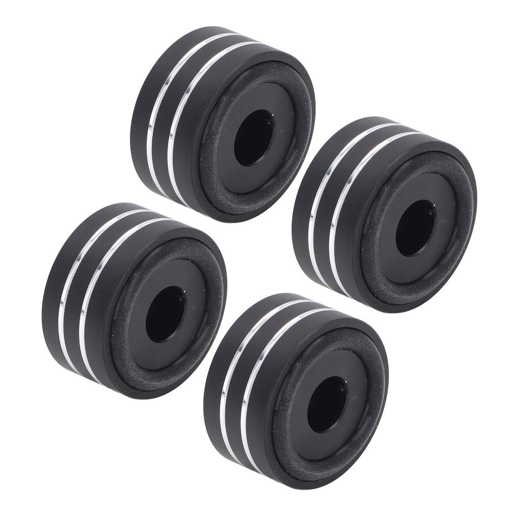4Pcs Aluminium Alloy Speaker Shock Absorbing Feet Anti Slip Audio Equipment Isolation Feet