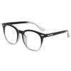 Retro round Frame Plain glasses Blue plating film Glasses Ultralight Men Women Fashion Blue Light Blocking Glasses Eyewear