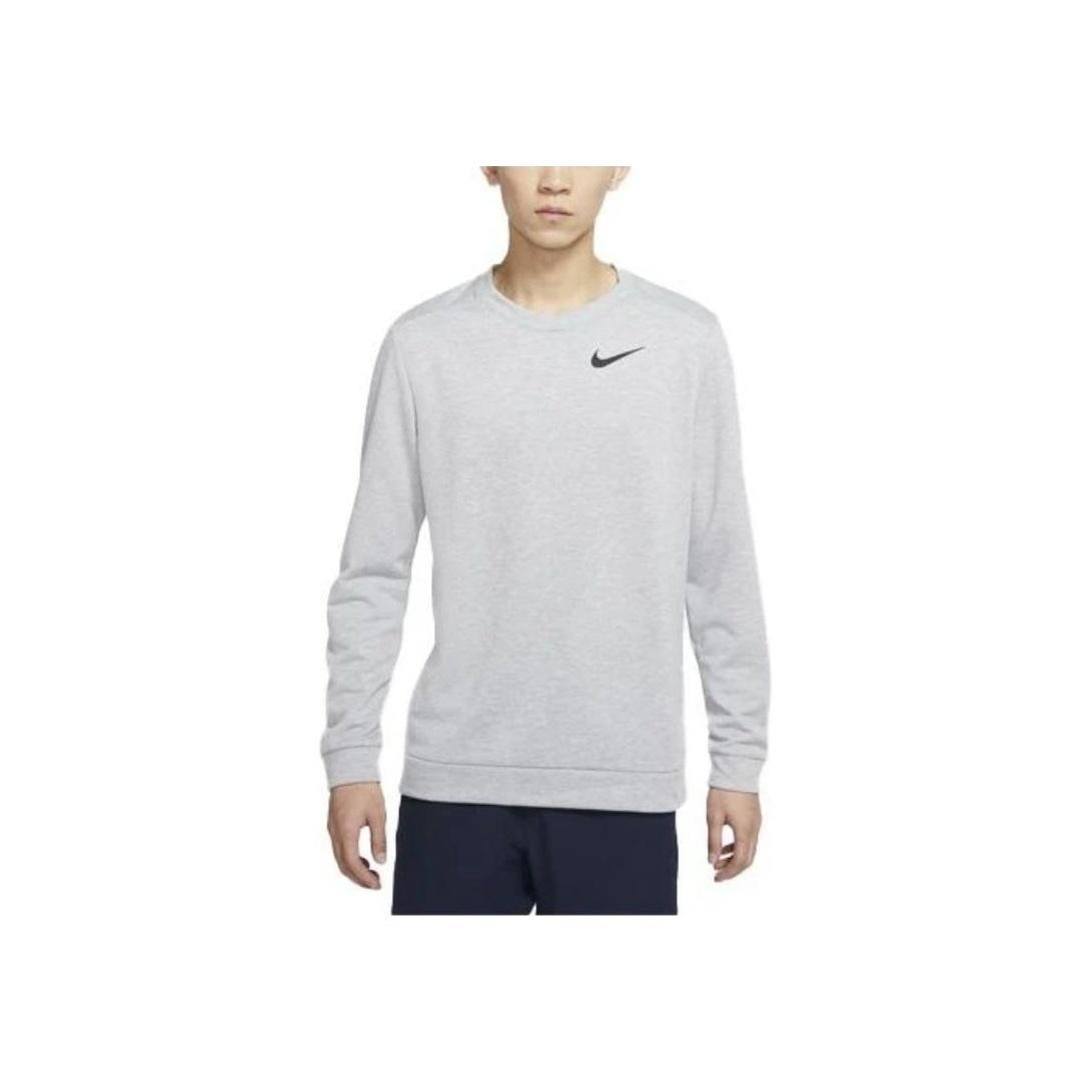 

Nike Dri-FIT Knit Training Casual Sport Sweatshirt Мужские топы Темно-конопляно-серый DJ4143-063 XXL