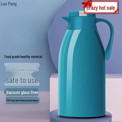 Large Capacity Insulated Thermos with Glass Liner for Home Use