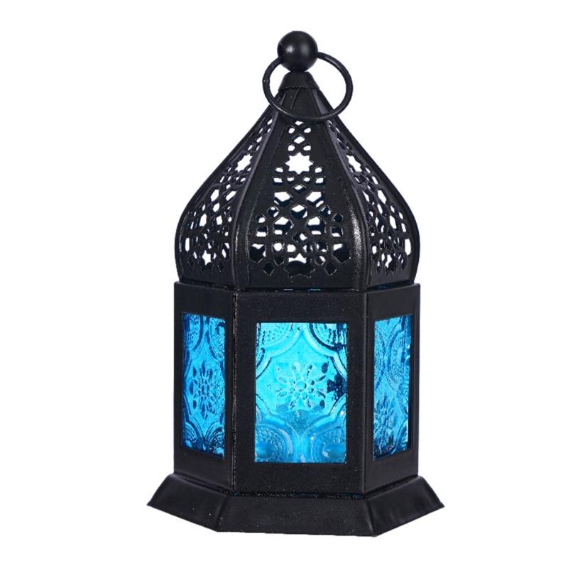 Moroccans Lantern Battery Operated Decorative Lantern Outdoor Indoor Table Lamp for Ramadans,Weddings, Parties,Event